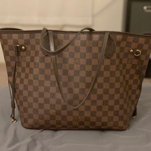 LOUIS VUITTON Damier Ebene Neverfull MM